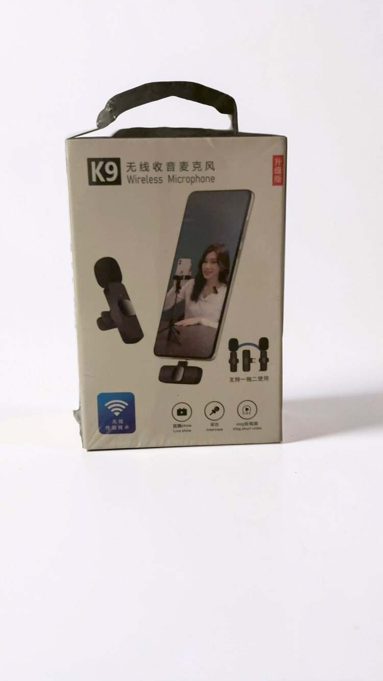 K9 Wireless Microphone System Plug and Play Lavalier Mic